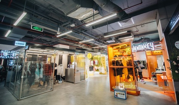 Hội chợ cuối tuần TPHCM The New District với thiết kế gian hàng hiện đại, phong cách